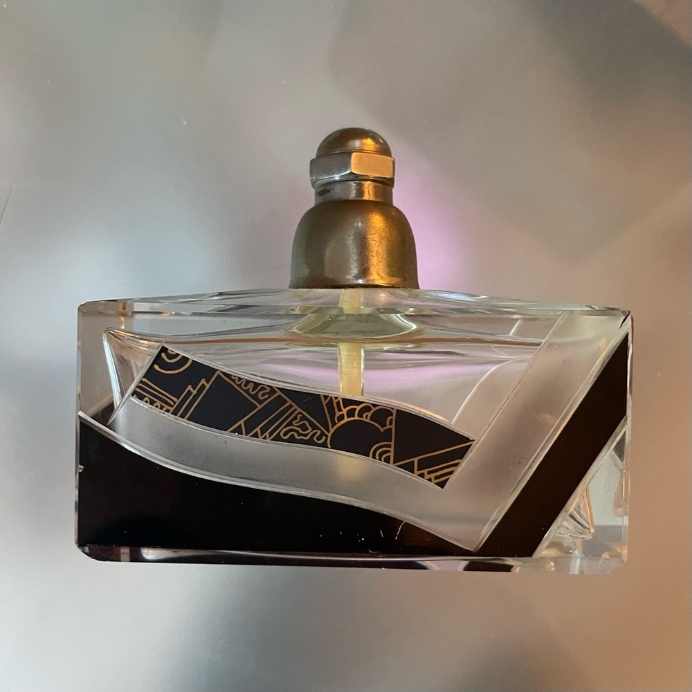 Antique AS IS Karl Palda Art Deco Perfume Bottle Bohemian Czech Glass
